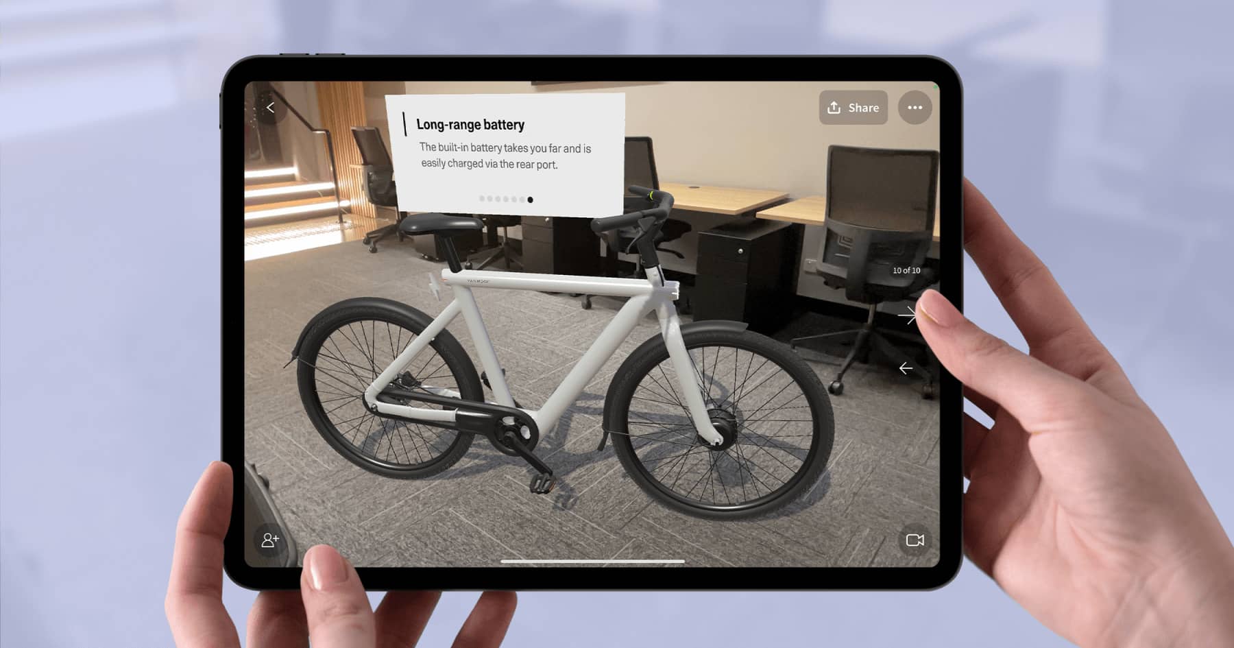ar produt demo of cycle