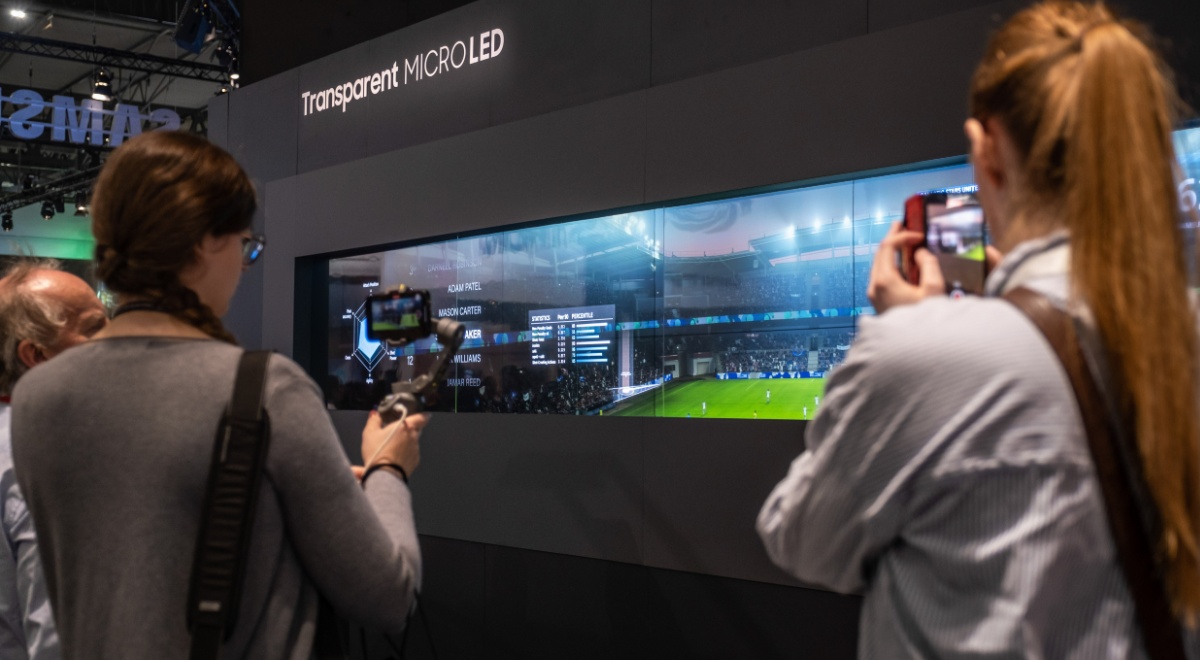 samsung transparent microled