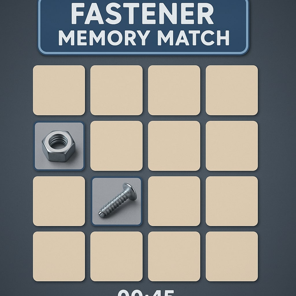 Fastener Memory Match