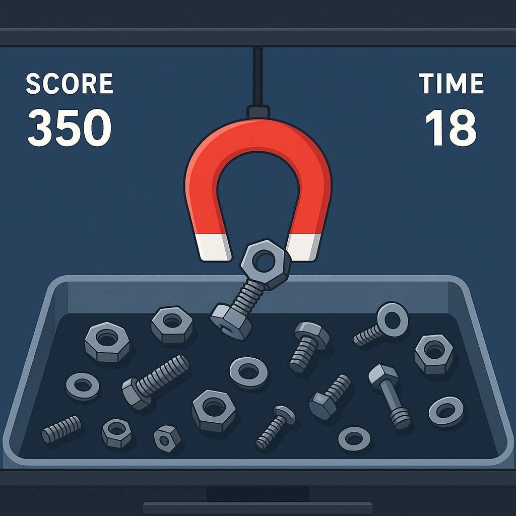 Magnetic Catch Game (Skill Challenge)