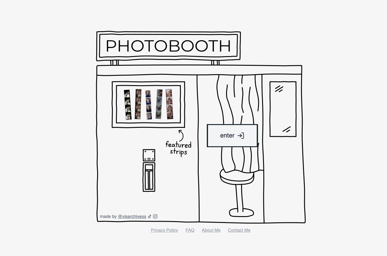 Photo booth wireframe